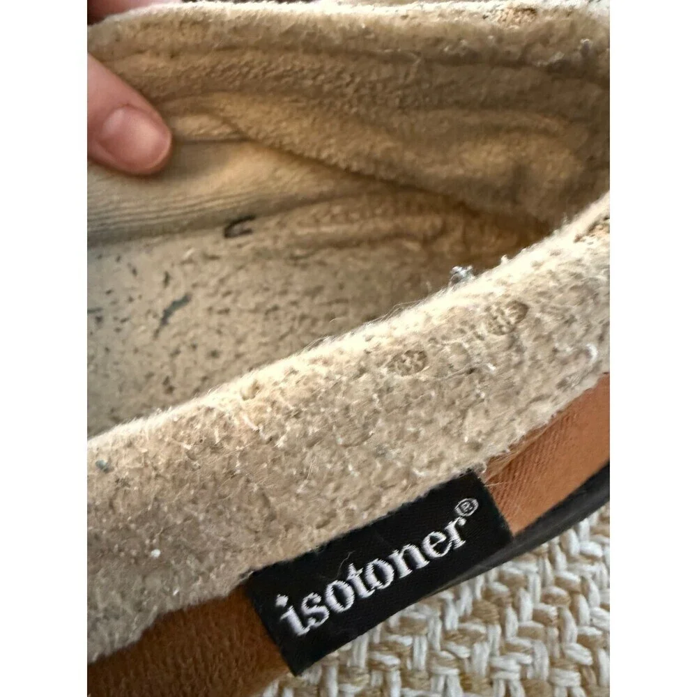 Isotoner Faux Fur Lined Slippers – Brown – Men’s 9.5–10.5